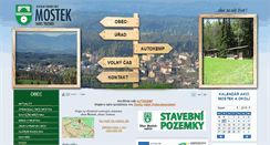 Desktop Screenshot of mostek.cz