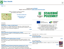 Tablet Screenshot of mostek.cz